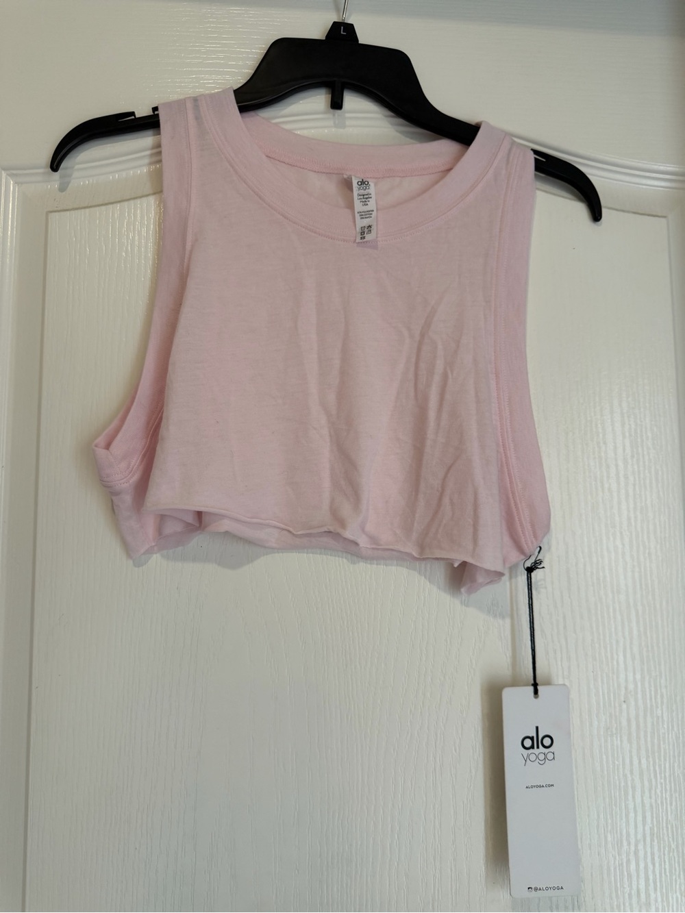 ALO Yoga Pink Cropped Tank